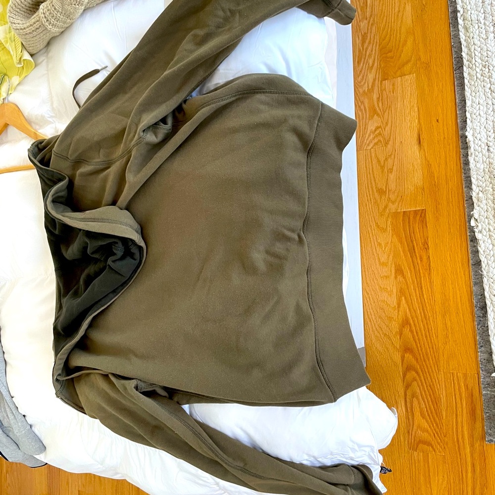 Hoodie - Olive Green- never worn